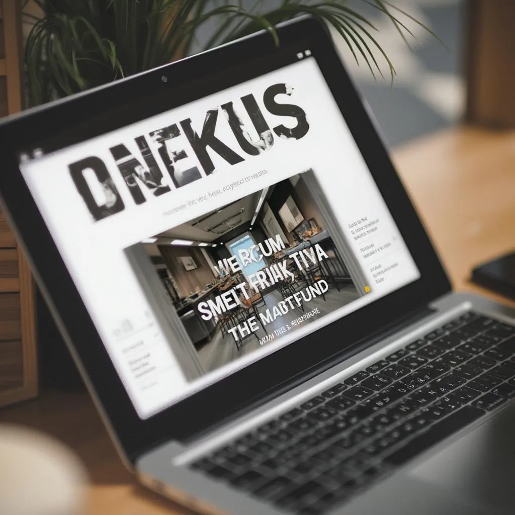 Mockup online magazínu